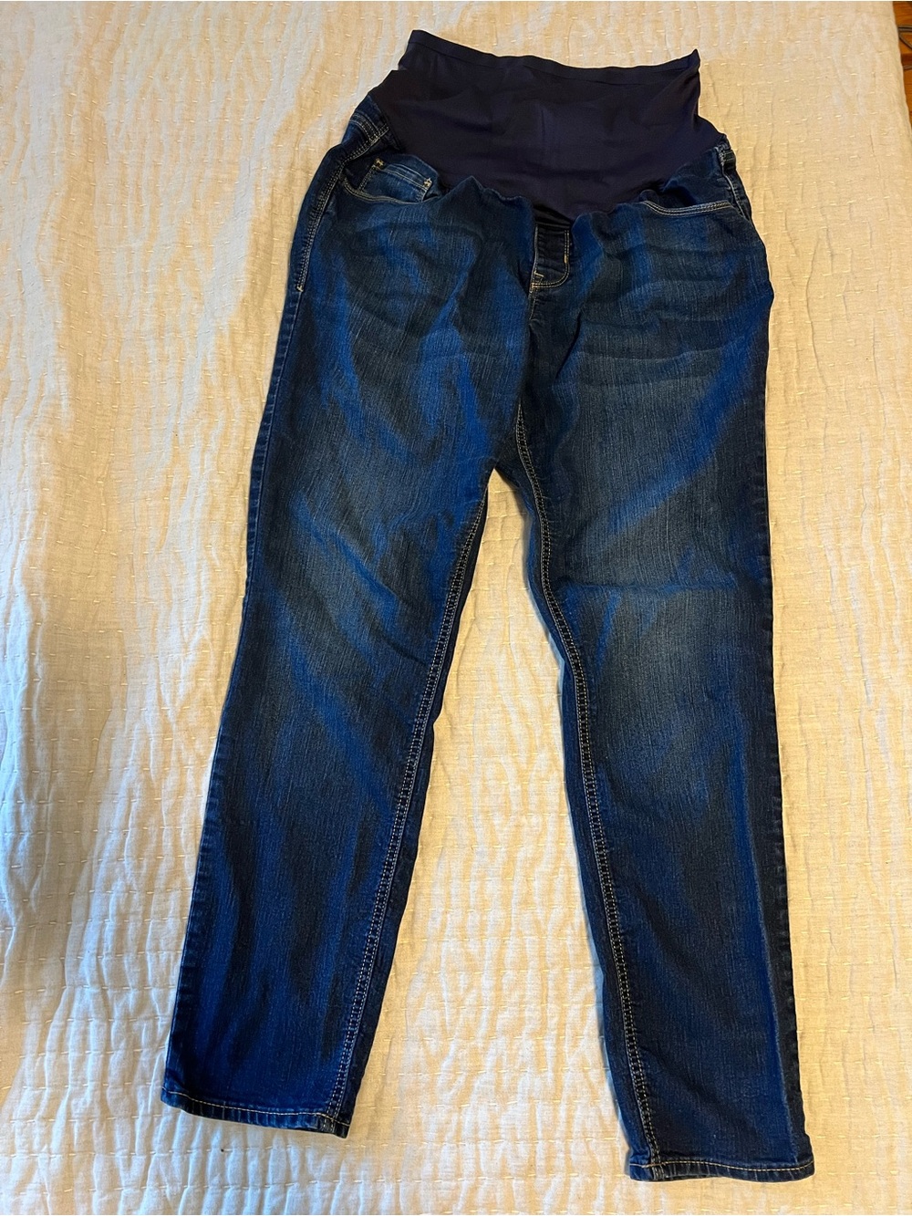 Old Navy Maternity Blue Jeans Full Panel size 12